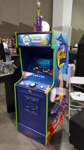 Fin's Fathoms arcade machine, 2018 winner at the Midwest Gaming Classic.