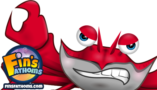Crab Clawing game graphic.